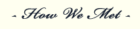 Dave & Melissa's - How We Met